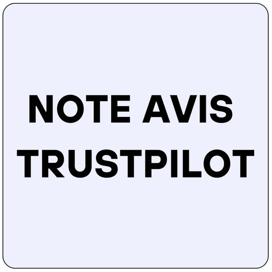 Note Avis Trustpilot